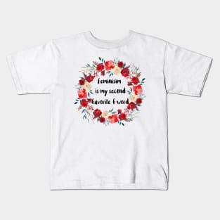 Second Favorite F Word Kids T-Shirt